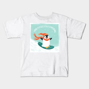 Christmas Penguin Kids T-Shirt